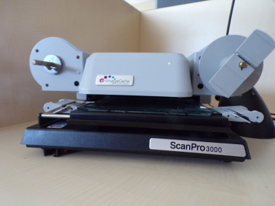 Le lecteur de microfilms ScanPro de BAnQ